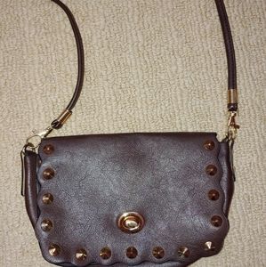 Small faux leather side bag